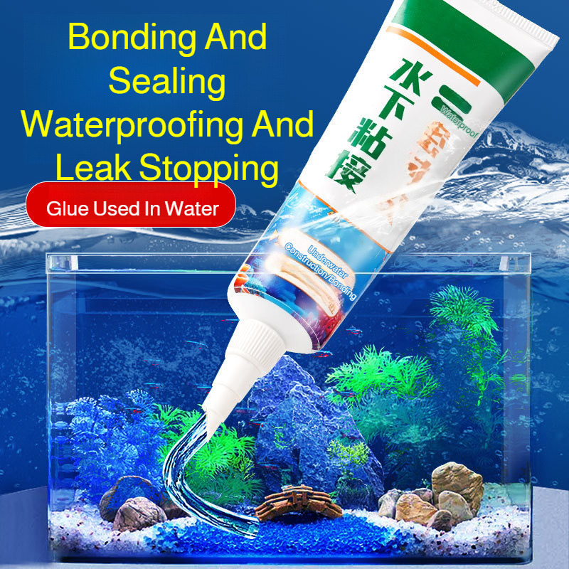 Marine Aquarium Glue - Adhesivo ecológico resistente a grietas, sellador
