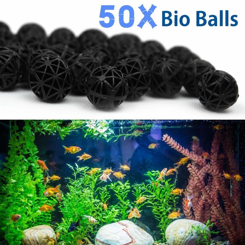 Marine Aquarium Water - 50 Piezas de Bolas de Filtro
