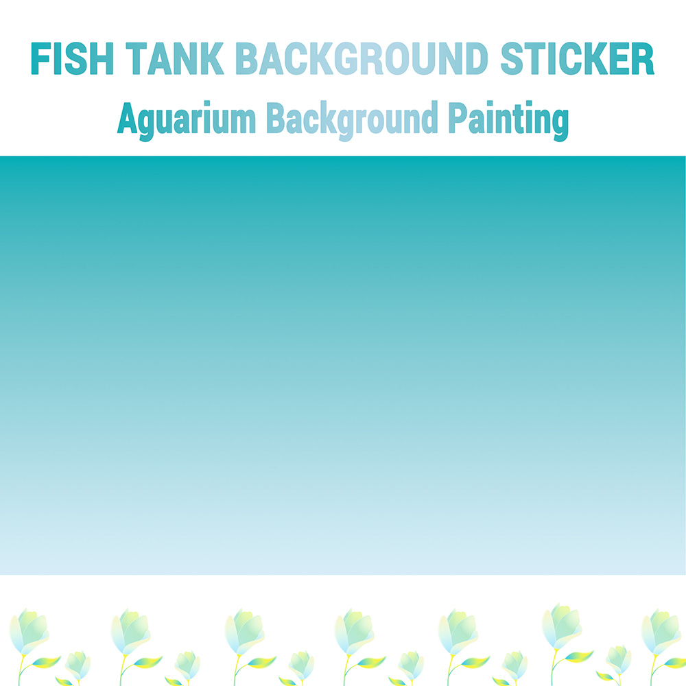 Marine Aquarium Glue - Fondo de Acuario con Degradado Azul