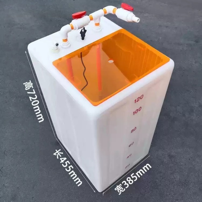 Marine Aquarium Water Change - Cubeta de acrílico engrosada para mezclar