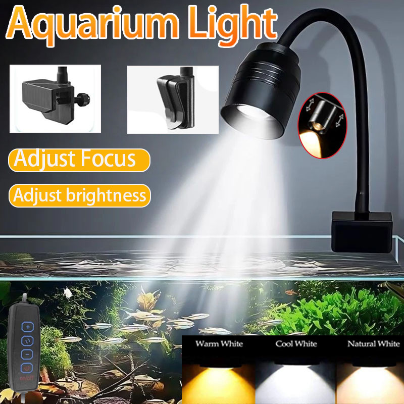 Marine Aquarium Lamp - Luz USB para acuario, iluminación para