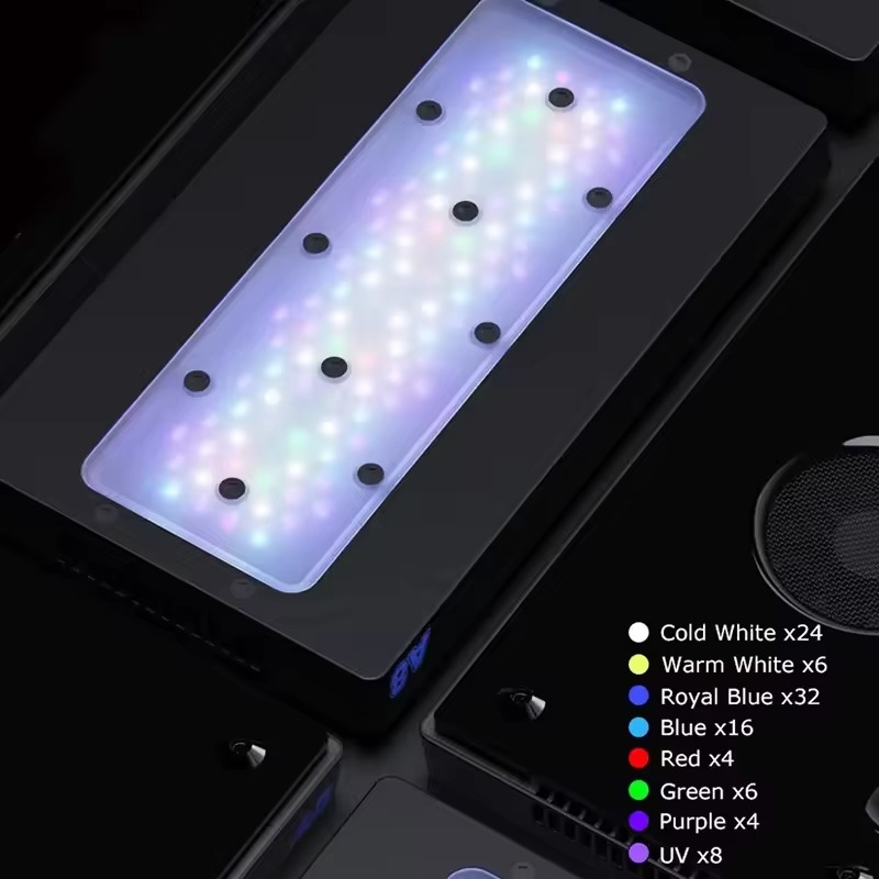 Luz LED de espectro completo A - Aquarium Blue Marine Reef reseña y precio