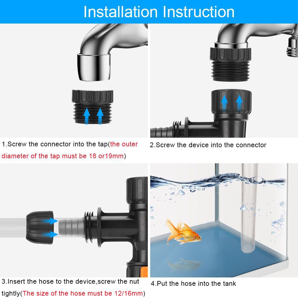 Cambiador de agua para acuario - Marine Aquarium Water Change reseña y precio