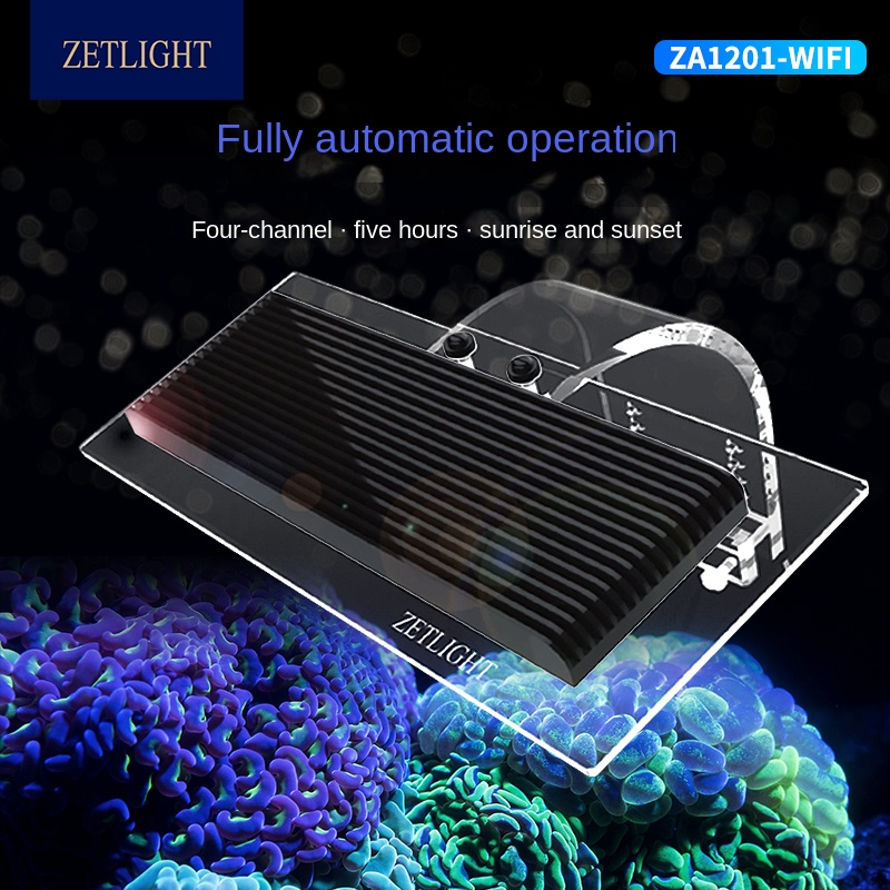 ZETLIGHT-Luz LED de ZA-1201AI  - Aquarium Blue Marine Reef reseña y precio