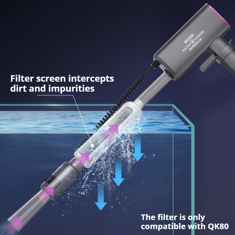 Aspirador de sifón para acuari - Marine Aquarium Water Change reseña y precio