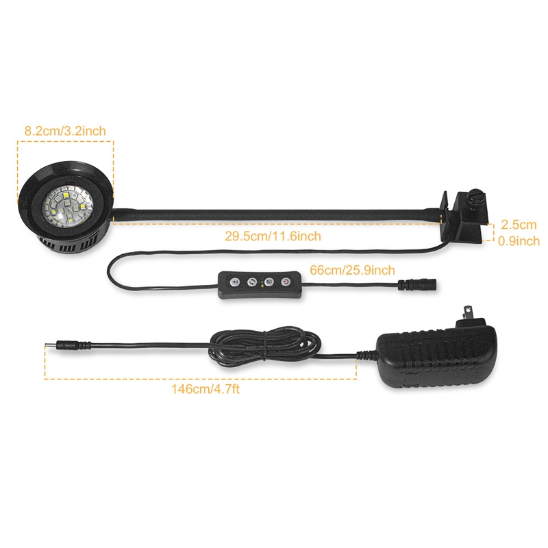 Luz LED de arrecife para acuar - Marine Aquarium Water reseña y precio