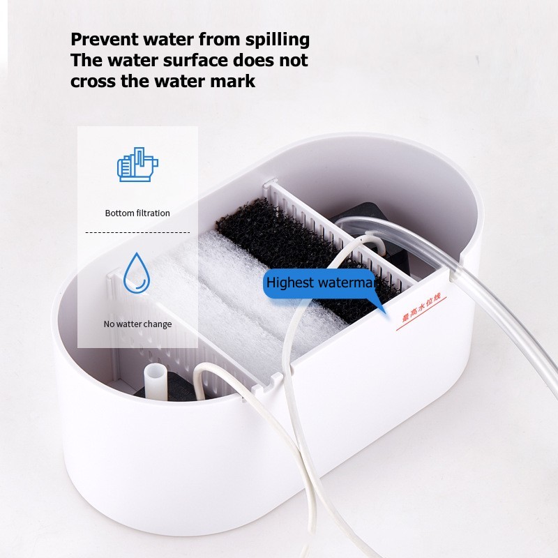 Mini Acuario de Escritorio con - Marine Aquarium Water Change reseña y precio