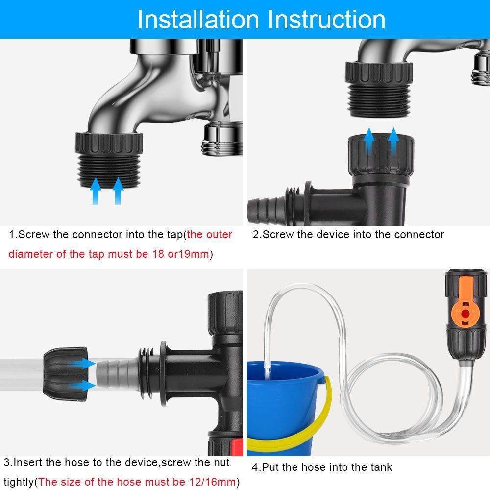 Accesorio cambiador de agua pa - Marine Aquarium Water Change reseña y precio