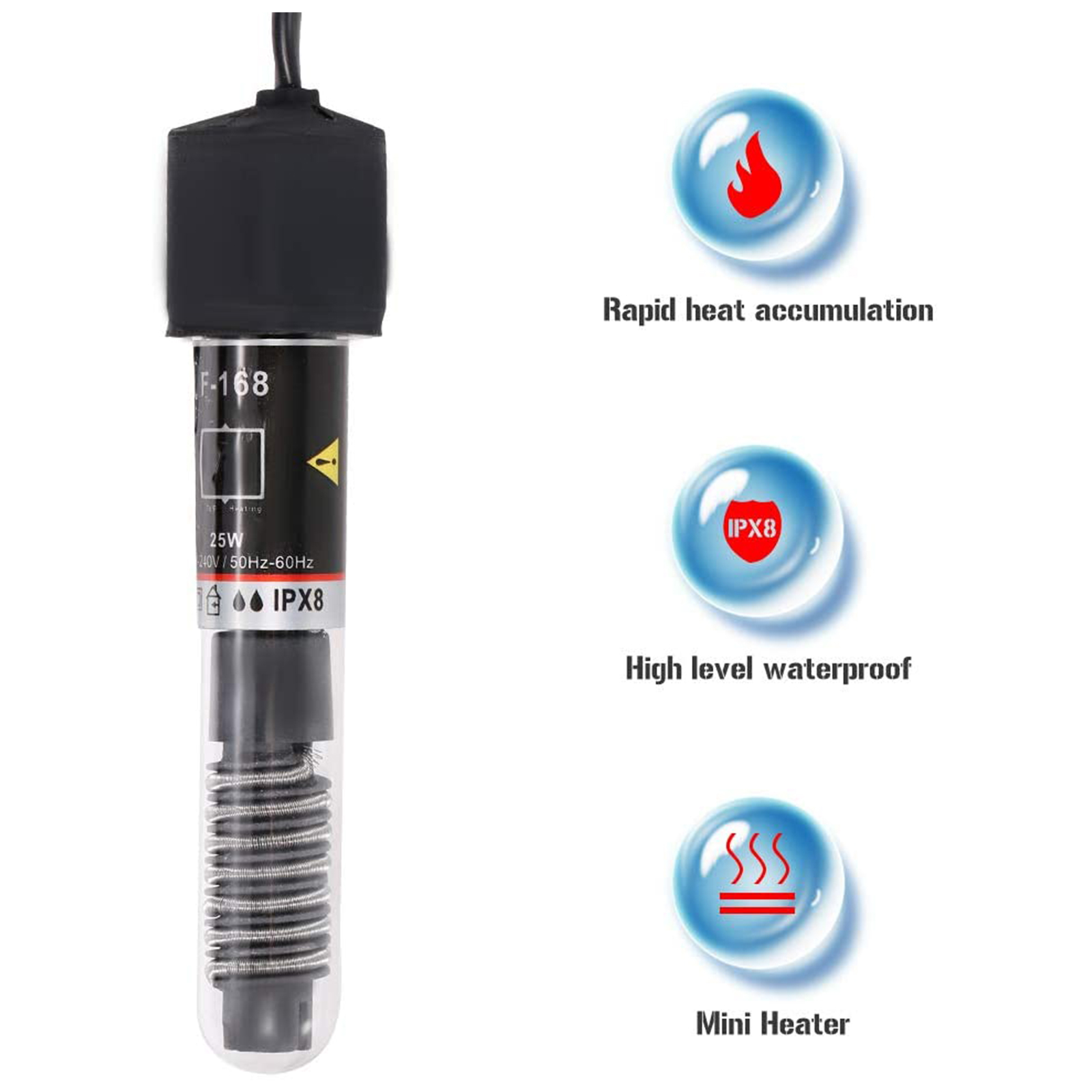 Mini calentador de acuario sum - Marine Aquarium Water reseña y precio